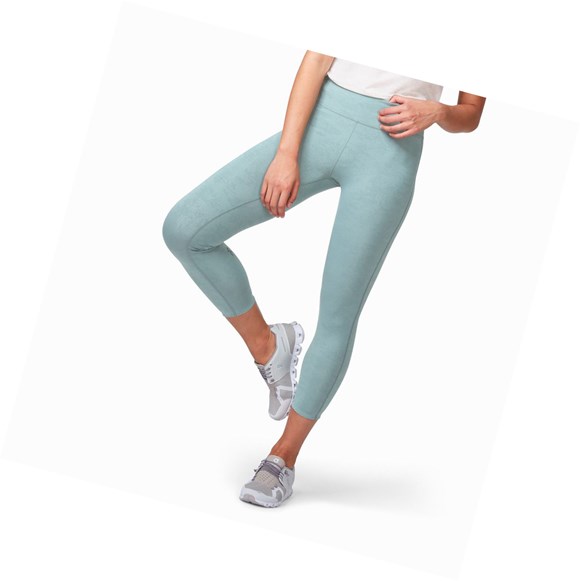 Dámské Running Leggings On Tights 7/8 Olivy Zelené | 9274-RZJNO